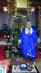 元旦祭　本堂にて